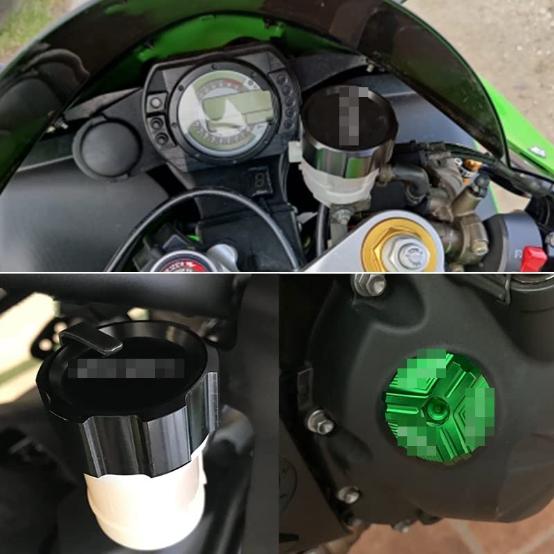 Bouchon Remplissage Huile Moto Aluminium – Compatible Kawasaki Ninja ZX-6R ZX636 ZX600 – Vis Moteur Style