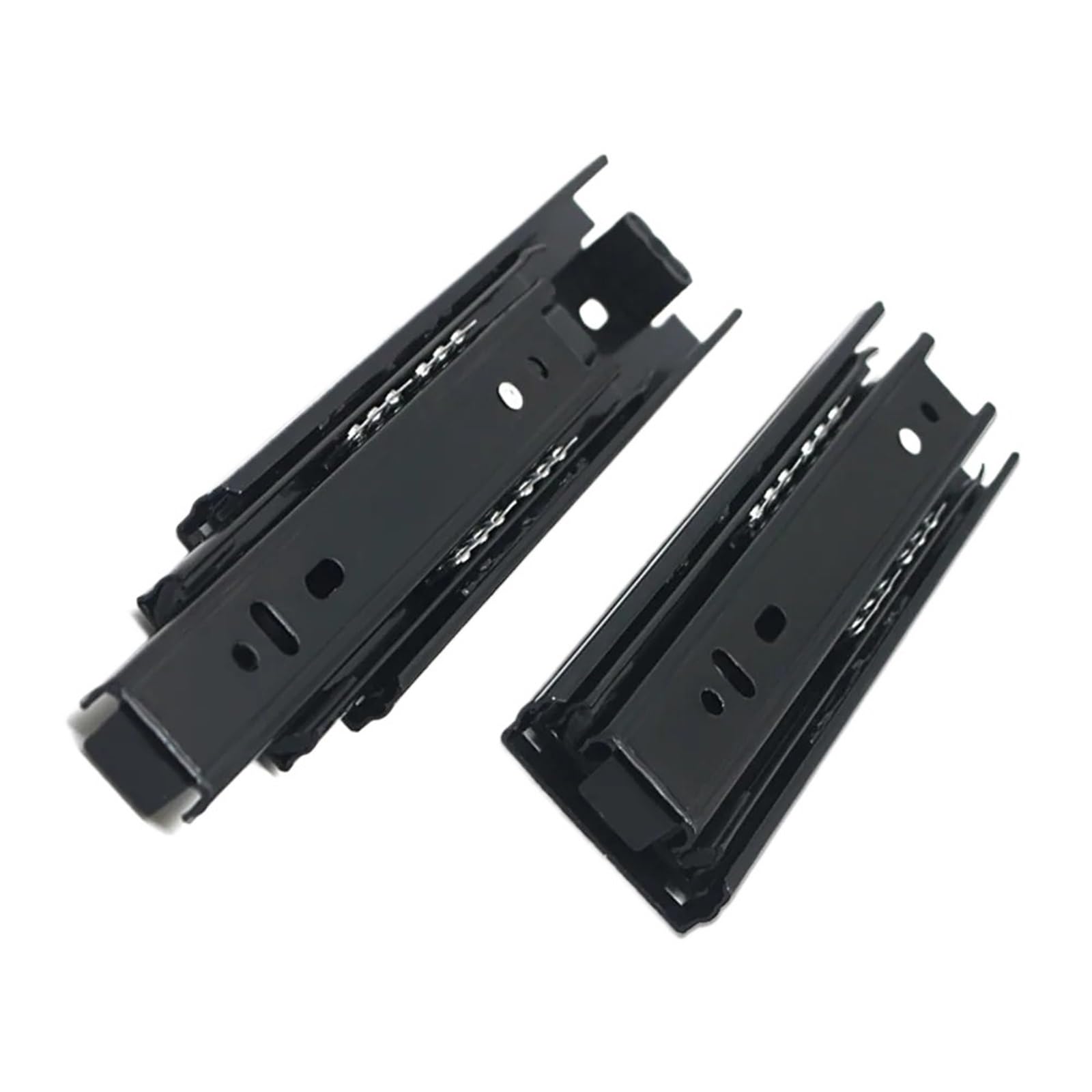 Jvnalwnkv One Color Cabinet Drawer Slide Rail， Side Mount Ball Bearing Rails 2Pcs Telescopic Rail 6 Inch Slider