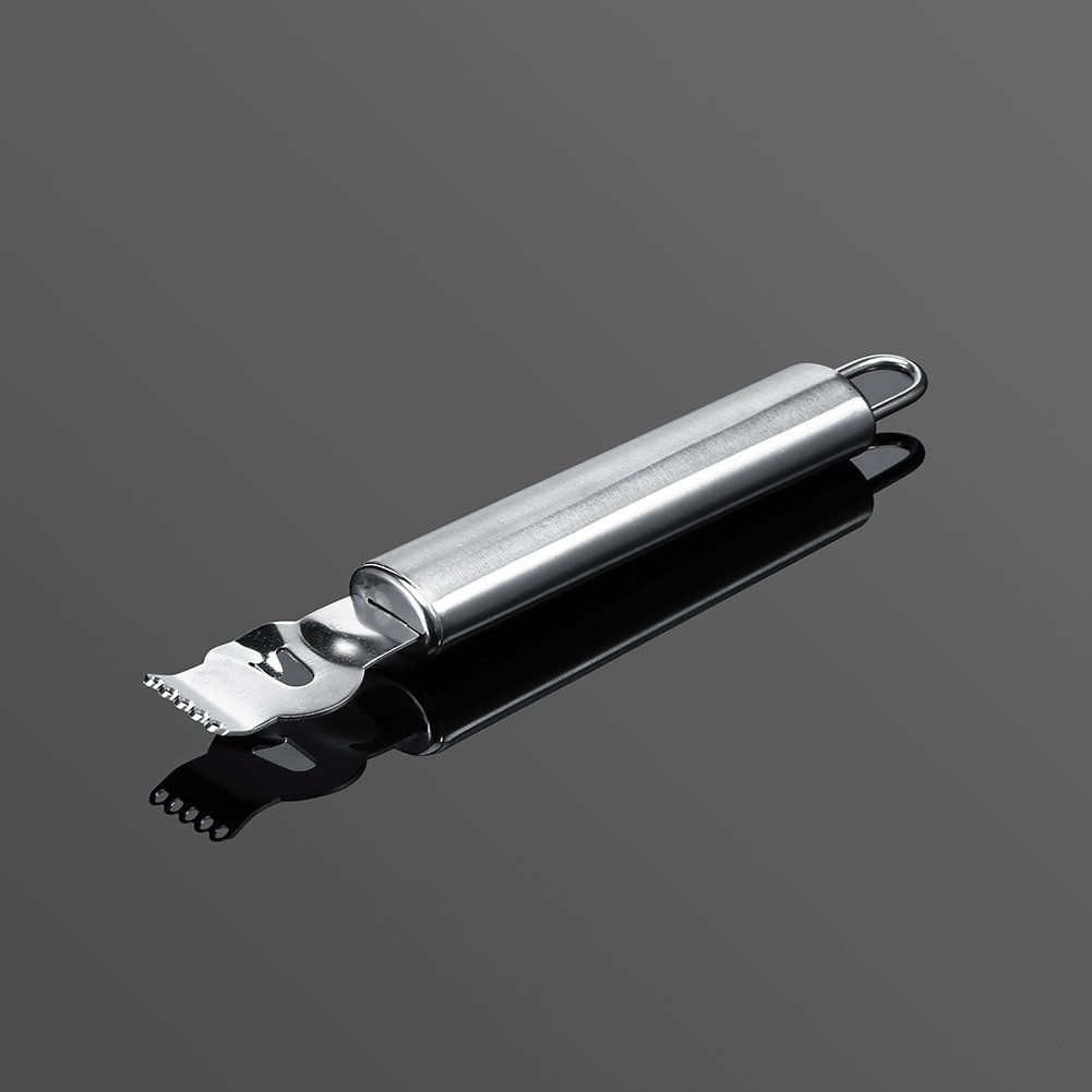 Zesters, Stainless Steel Citrus Zester Tool Orange Citrus Peeler with Channel Knife Cocktail Garnish Citrus Zester for Kitchen Gadgets