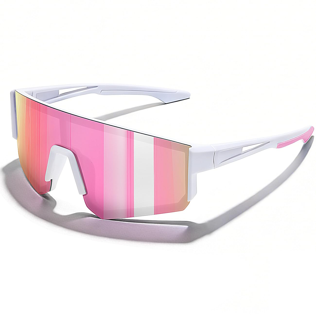 SEKKAF Polaryzacyjne okulary przeciwsłoneczne dla mężczyzn i kobiet, sportowe okulary przeciwsłoneczne do biegania, baseballa, jazdy, wędkowania, jazdy na rowerze, ochrona UV400