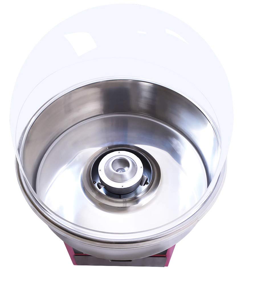 {ecf-520b} – Máquina de algodón de azúcar profesional 1030 Watts – Cubeta 52 cm