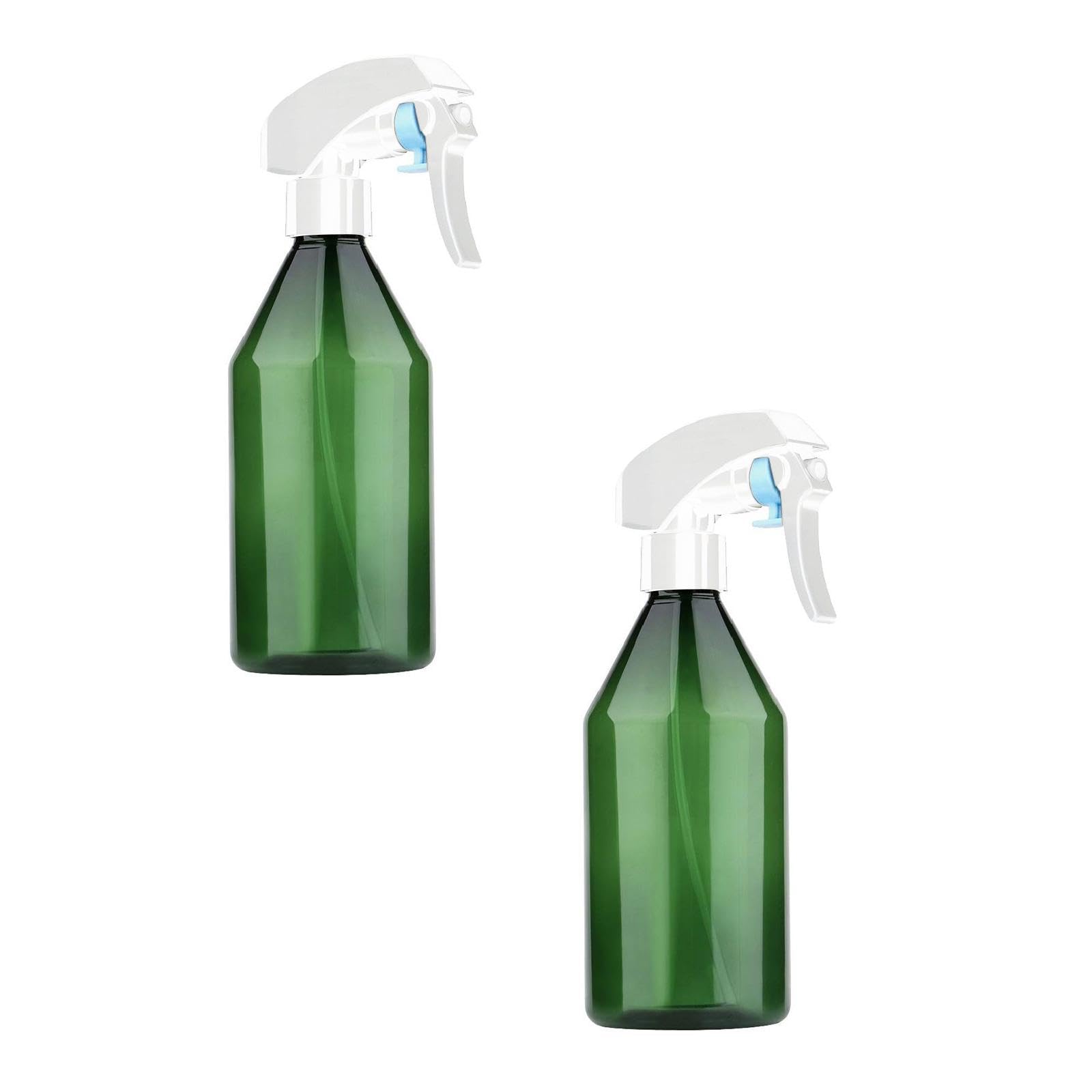 2 Pack Plastic Spray Bottle, 10oz Refillable Empty Spray Bottles for Cleaning,Mist Spray Bottle with Adjustable Nozzle,Spray Bottles for Plants,