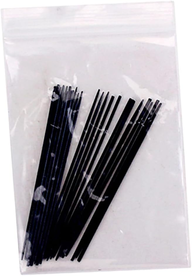 SHOWERORO 72pcs Saxophone Pin Spring Flute Clarinet Needle Repair Parts High Flexibility Accessories for Woodwind Instruments Lightweight Easy to Use Black