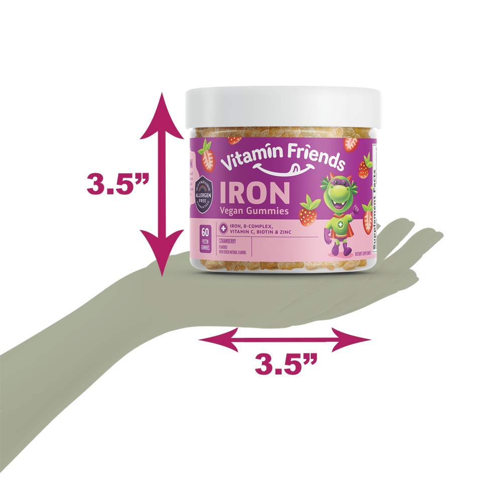 Buy Vitamin Friends Gummy Bear Iron Supplement for Kids (3 Pack 90