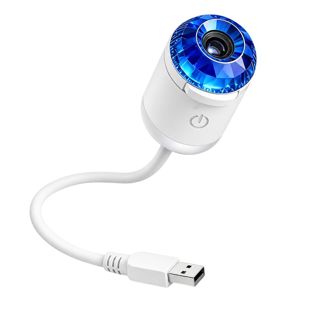 XPJBKC 2-in-1 Galaxy Projector Night Light with 3 Sliding Projection Films