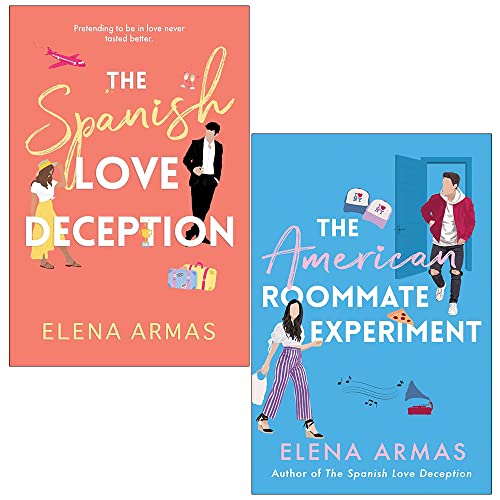 Elena Armas Collection 2 Books Set (The Spanish Love Deception, The American Roommate Experiment)