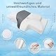 SAHEYER Ergonomisches Nackenkissen, Memory-Schaum Kopfkissen Seitenschläferkissen Orthopädisches Nackenstützkissen, 60 x 35.5 x 10/13CM Komfort Schlafkissen für Nacken-Schulter Schmerzlinderung
