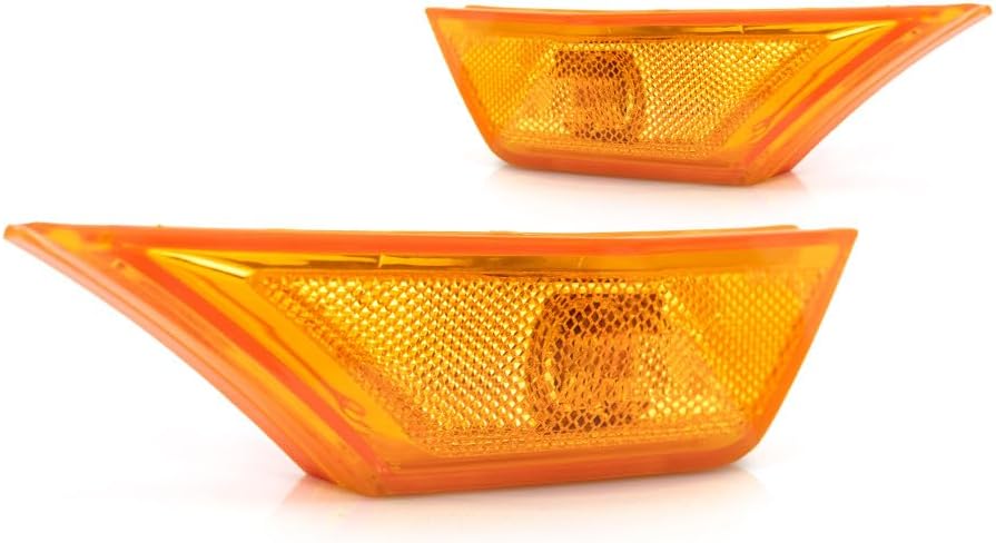 For Honda Civic Front Signal Marker Light Assembly 2016 2017 2018 2019 Pair Driver and Passenger Side Hatchback For HO2550127 | 33850-TBA-A02