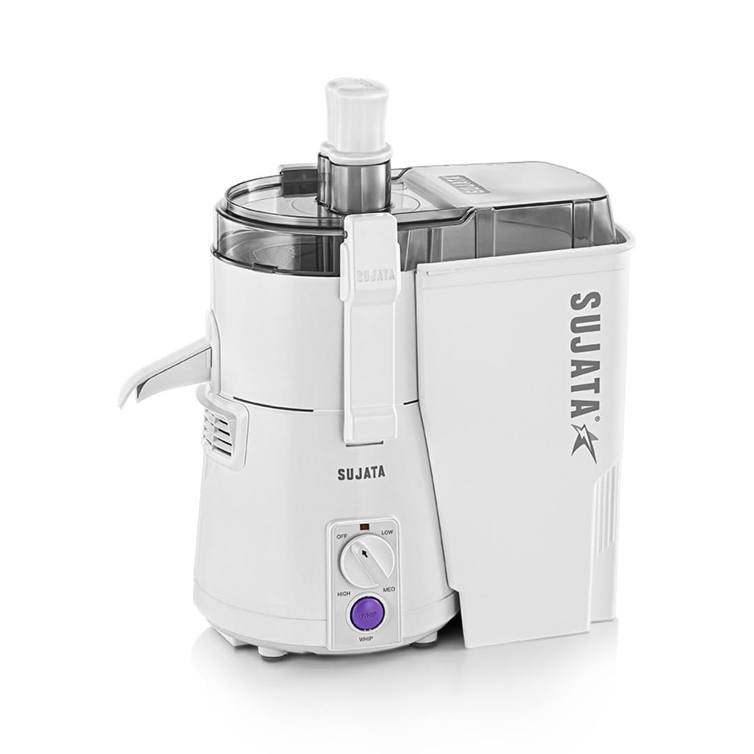 Sujata Powermatic Juicer, 900 Watts, Without Jar, (White)