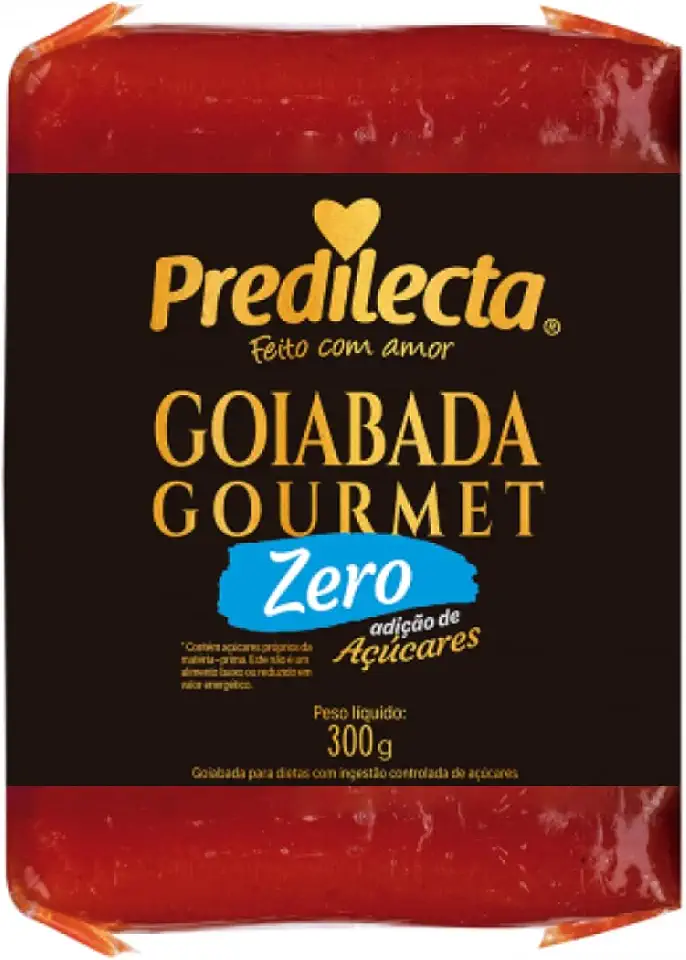 GOIABADA GOURMET ZERO ADIÇÃO DE AÇÚCARES PREDILECTA 300g