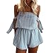 Produktbild Battnot Elegant Jumpsuit Damen Rückenfreie Mini Overall Sexy Frauen ärmellose Sommer Shorts Strand Sun Kleid Lose Playsuit Abend Hosen Bodysuit Party Clubwear Strampler Womens Outfit Spielanzug Kostüm