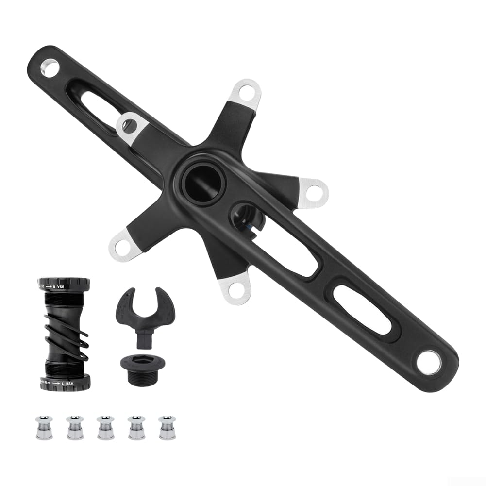 Bielas Huecas Aluminio 170mm para Bicicleta Bielas Huecas Aluminio