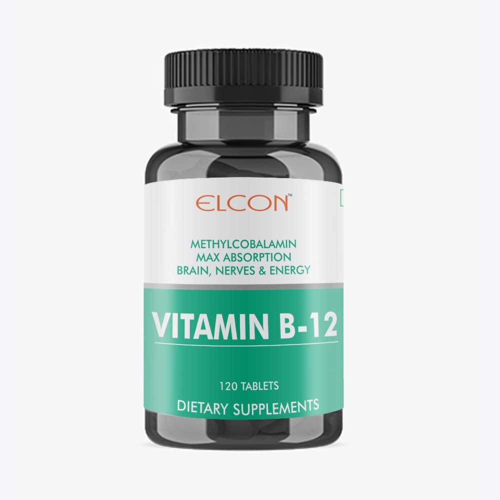 Elcons® Vitamin B12 120 Tablets- Methylcobalamin (Brain and Nervous System Support) (B08HGDWNT2) Amazon Price History, Amazon Price Tracker