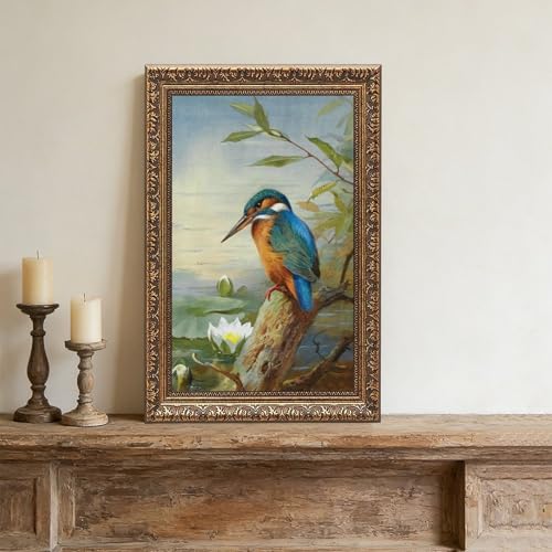 Décoration murale impression photo Kingfisher oiseau poster toile salon 20x30 - 4