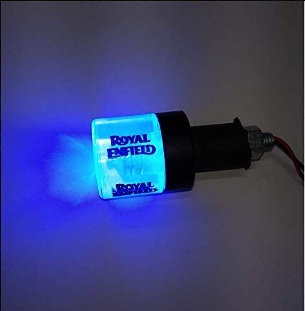 Pa Dual Led Crystal Handle Bar End Side Indicator For Bullet Classic Desert Storm, Light Blue & White-image-31