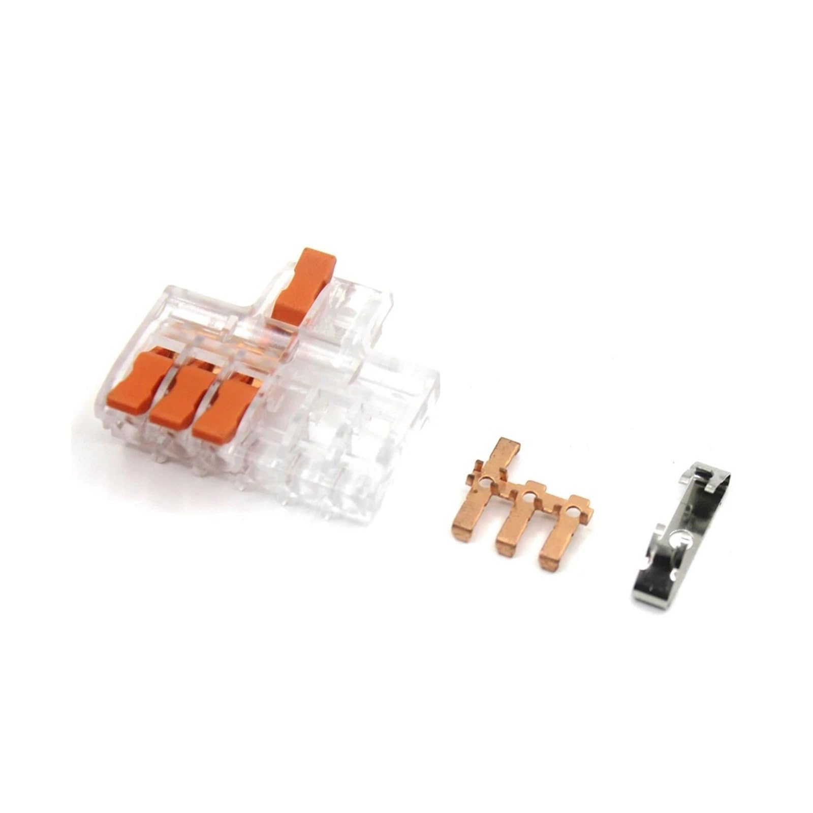 Mini connettori a cablaggio rapido da 10/50 PZ Crimpatura a leva compatta | M484T,10pcs