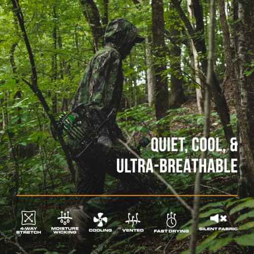 Mossy Oak Men's Standard Lightweight Camo Hunting Pants Tibbee, Original Bottomland, X-Large by Mossy Oak - Used condition - Image 4