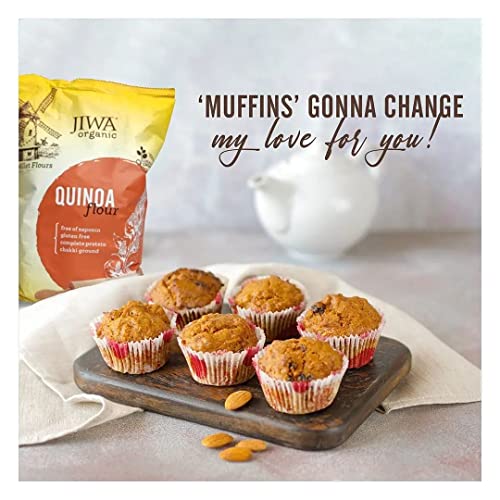 Image of JIWA healthy by nature Organic Quinoa, 500 g, (Certified Organic & Gluten Free) & Organic Quinoa Flour, 900g (Certified Organic & Gluten Free)