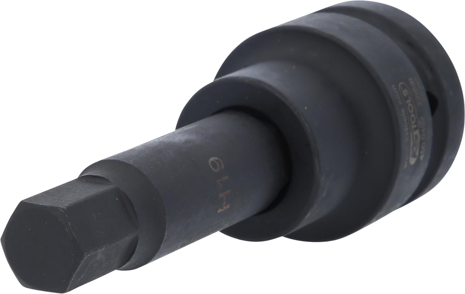 KS Tools 450.0492 Bussola per Avvitatori ad Impulsi per Viti a Esagono Incassato, Lunga, 19 mm, 1"