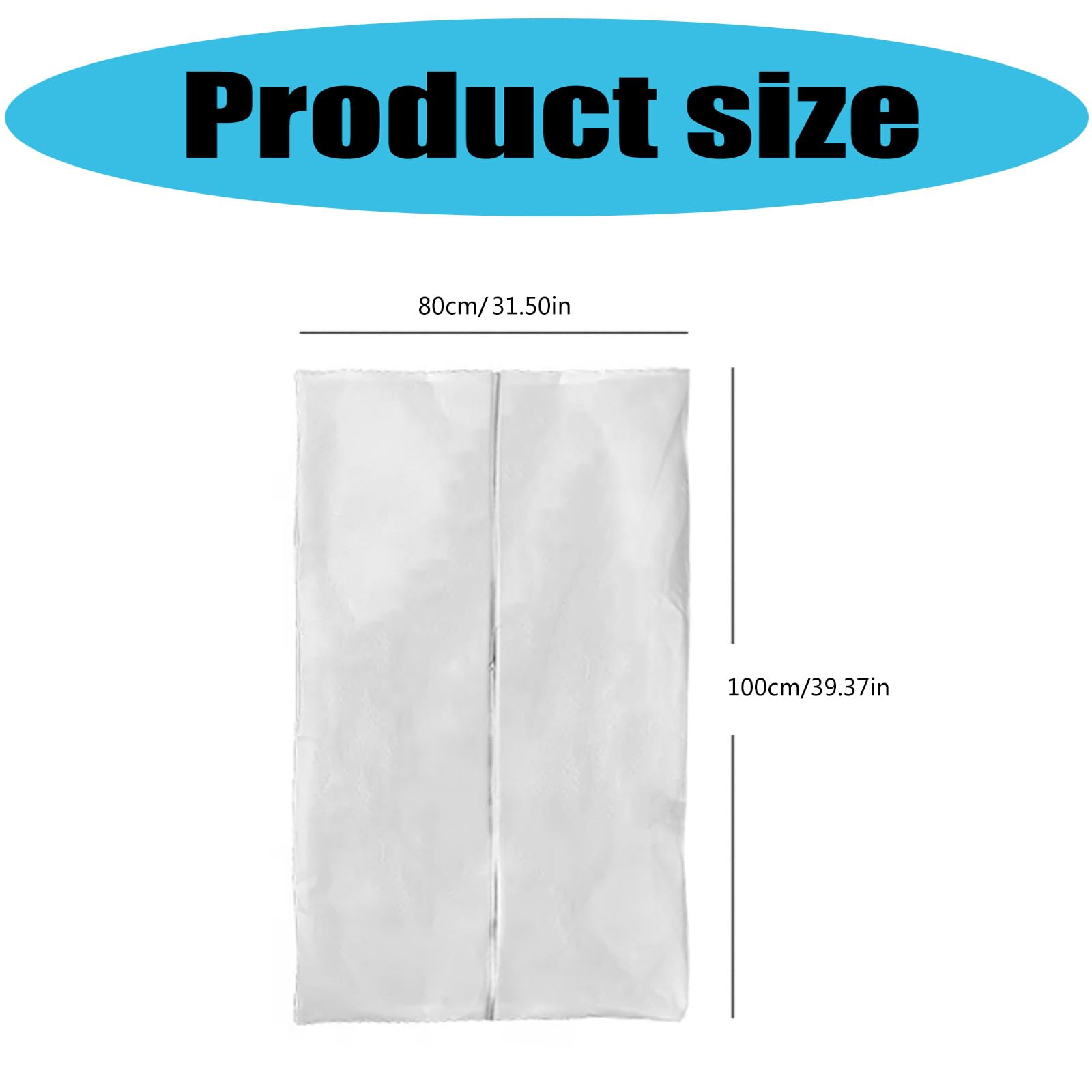 Sac de corps épais jetable pour animal domestique étanche Sac biodégradable pour animaux funéraires Blanc