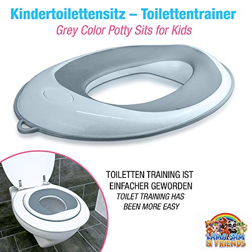Lama Sam & Friends - Baby Kids Toilet Training Seat - Ring voor jongens of meisjes Veilig Antislip Oppervlak - Afbeelding 4