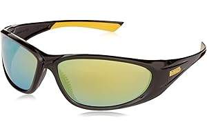 DEWALT DPG98 Gable Safety Glasses for Men and Women with Yellow Mirror...