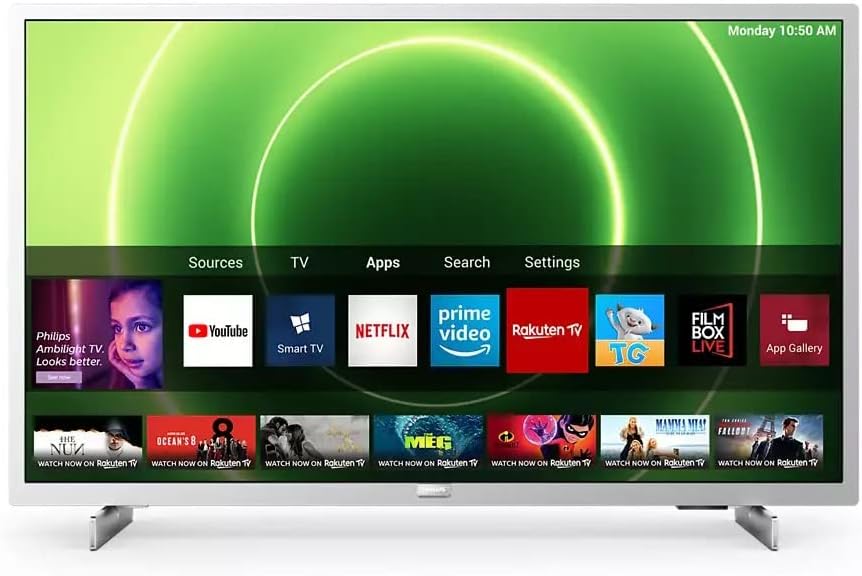 Philips 6800 series 24PFS6855/12 TV 61 cm (24) Full HD Smart TV Wi-Fi Argento Philips 6800 series 24PFS6855/12 TV 61 cm (24) Full HD Smart TV Wi-Fi Argento
