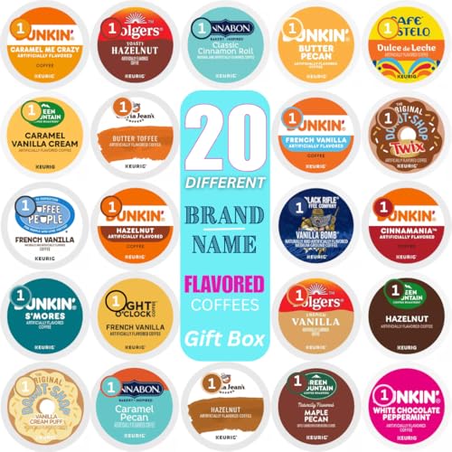 Brand Name Coffee Pods Variety Pack, 20-Count K-Cup Sampler