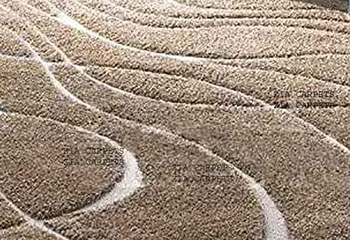 Image of Modern Quality Carpet /Trending Design Hand Woven Fluffy Rug /Mats for Bedroom /Dinning Hall /Living Room 2-inch Thick [Size 8x10 feet]