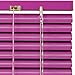 Produktbild Liedeco Aluminium Jalousie 100 cm breit x 220 cm hoch Türjalousie Flieder Lila Violett Alu Lamellen Metall Rollo Jalousette Fensterjalousie Türrollo