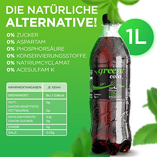 Green Cola DPG PET, 6er Pack (6 x 1000ml)