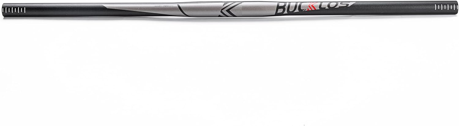 BUCKLOS 25.4/31.8mm Mountain Bike Handlebars Flat/Riser Bar, Aluminum Alloy MTB Handlebar 660/720/780mm, Premium Matter Mount Bikes Bicycle Handle Bar