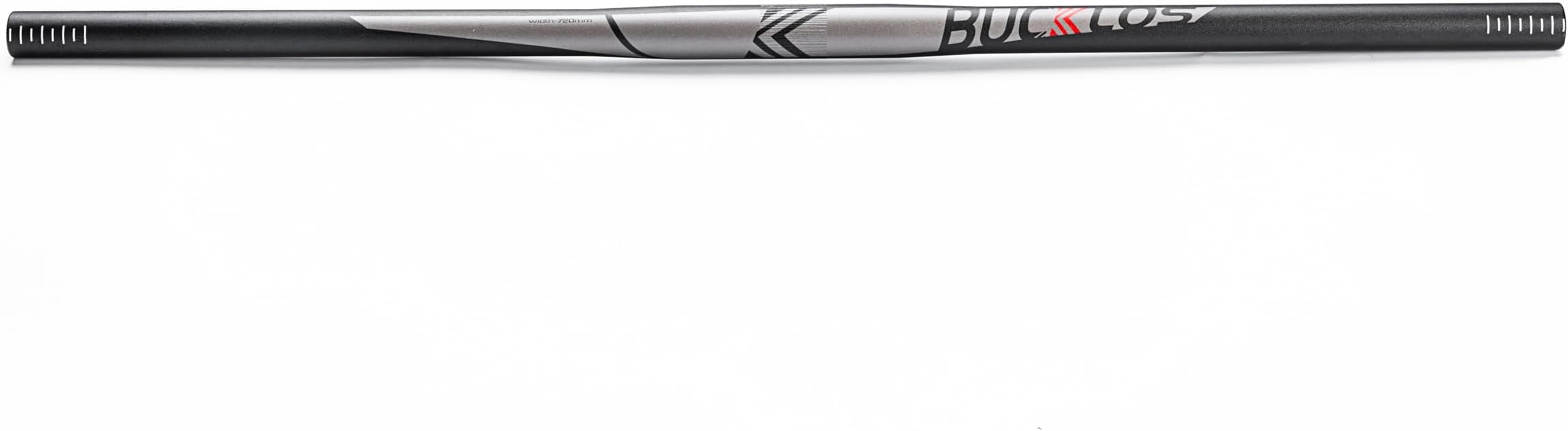 BUCKLOS 25.4/31.8mm Mountain Bike Handlebars Flat/Riser Bar, Aluminum Alloy MTB Handlebar 660/720/780mm, Premium Matter Mount Bikes Bicycle Handle Bar