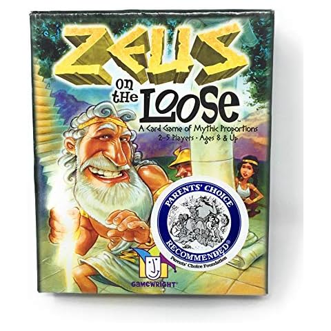 Gamewright Zeus On The Loose Card Game Cover