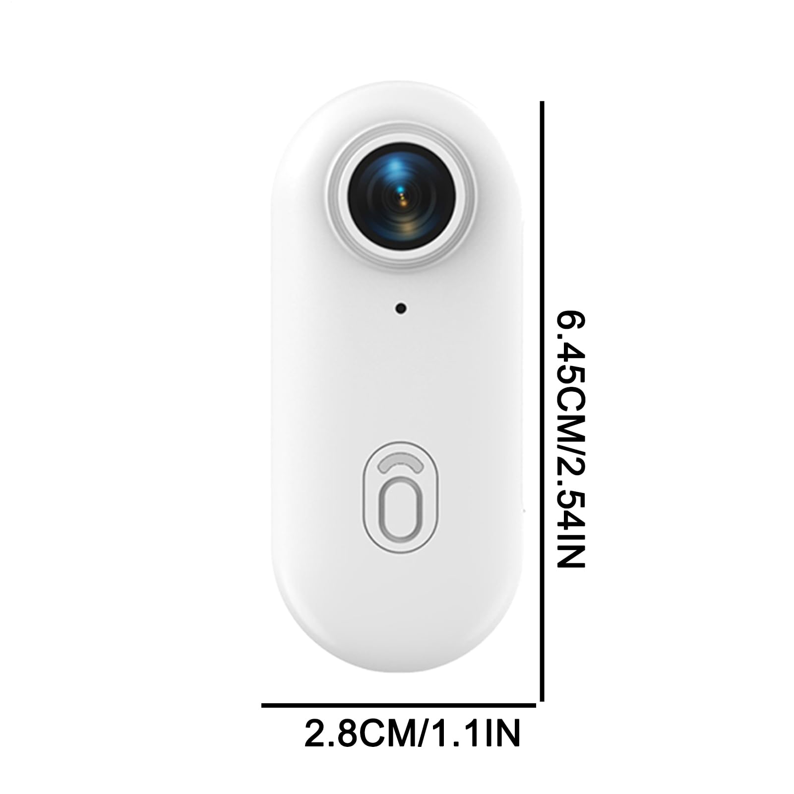Telecamera Indossabile Action Cam Personale | Dispositivo Vlogging 1080P Indossabile Portatile per Sport Motociclismo Ciclismo Palestra Escursionismo Viaggi Avventura