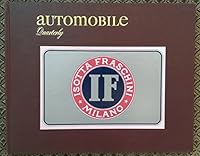 AUTOMOBILE QUARTERLY VOLUME 12 NUMBER 1 1974 B002V2T484 Book Cover