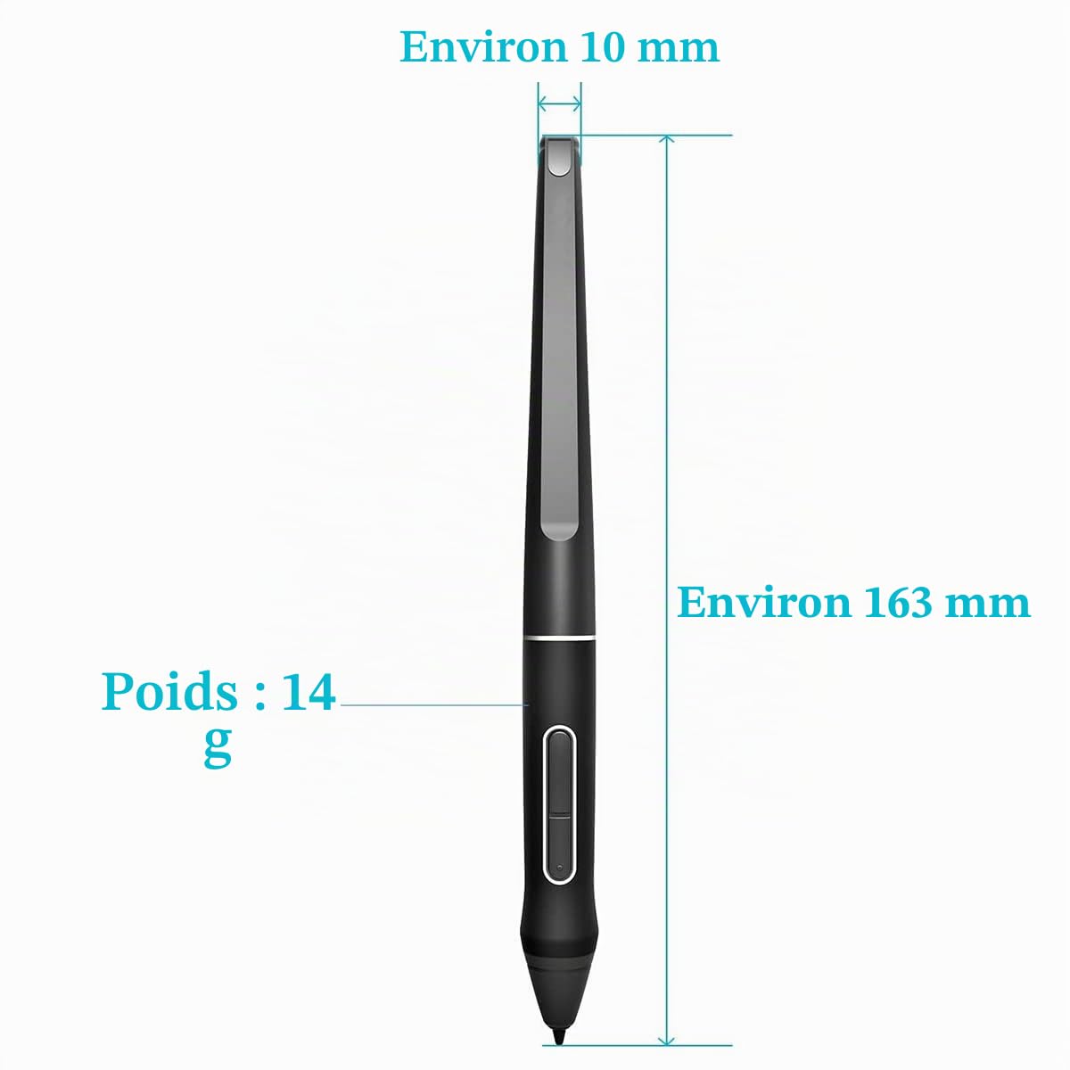 ciciglow Stylus Pen,Stylet pour écran Tactile,Stylet de Tablette Numérique Haute Sensibilité pour Tablette Kamvas Pro 12/13/16/Kamvas 16/20