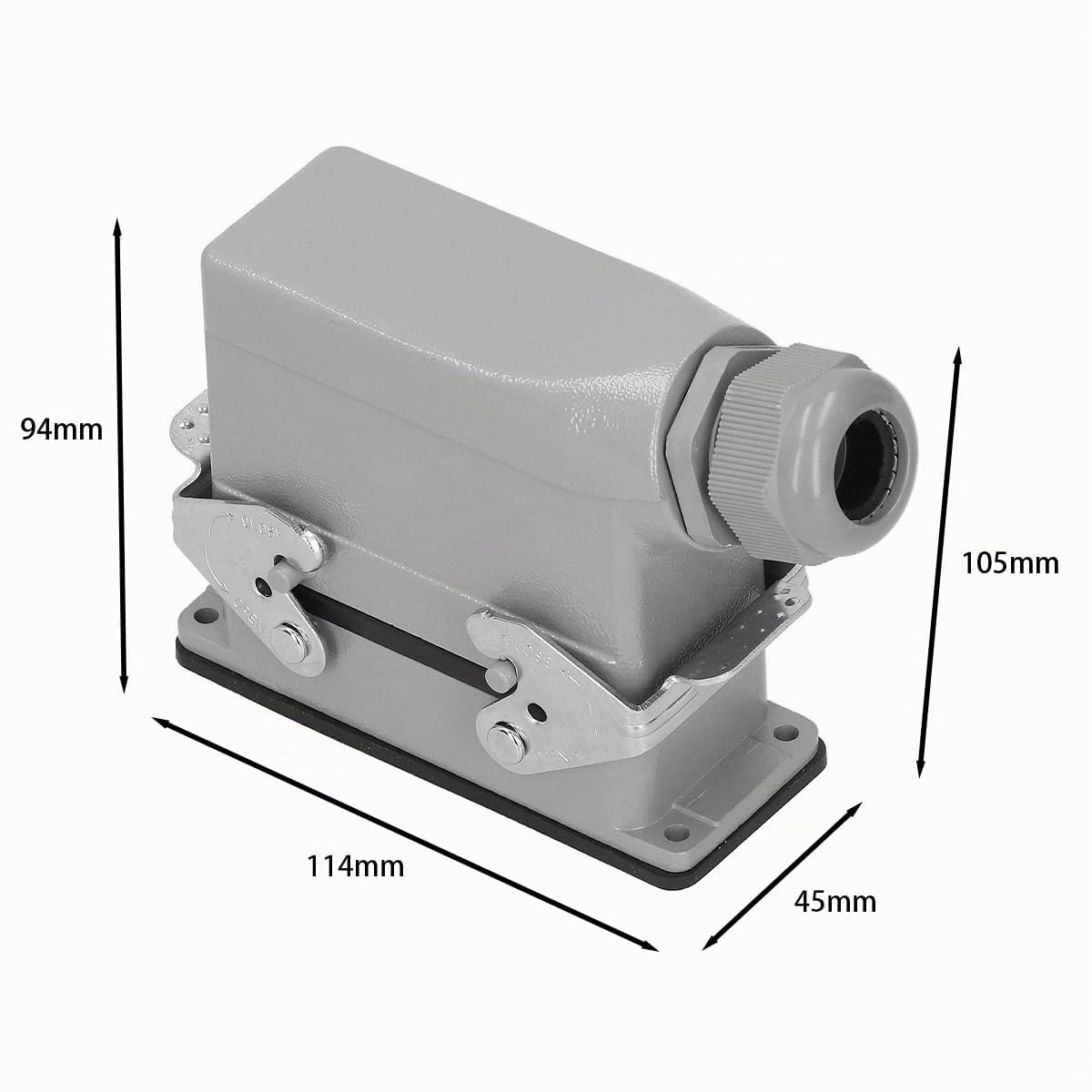 Sarini Connettore AC DC 16 Pin Accessori elettrici Connettore Industriale Adattatore Presa Aviazione Impermeabile 500 V 16 A Adattatore Presa Industriale Laterale-Esterna