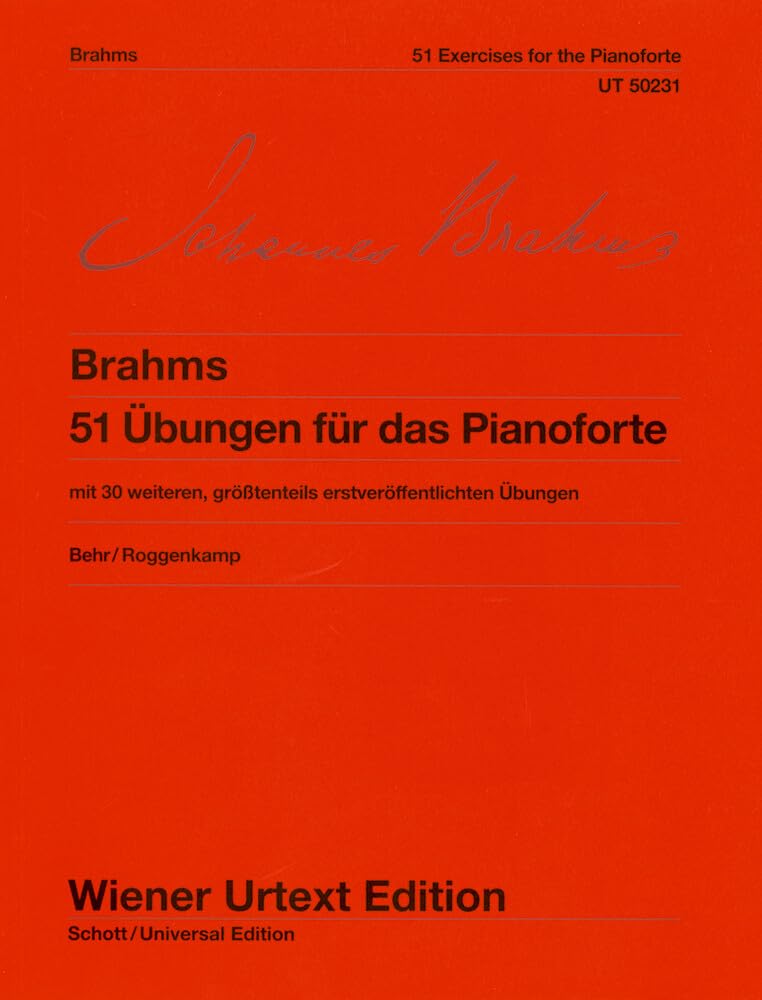 Ubungen(51) Piano: with 30 further Exercises, most of which published for the first time. WoO 6. piano.