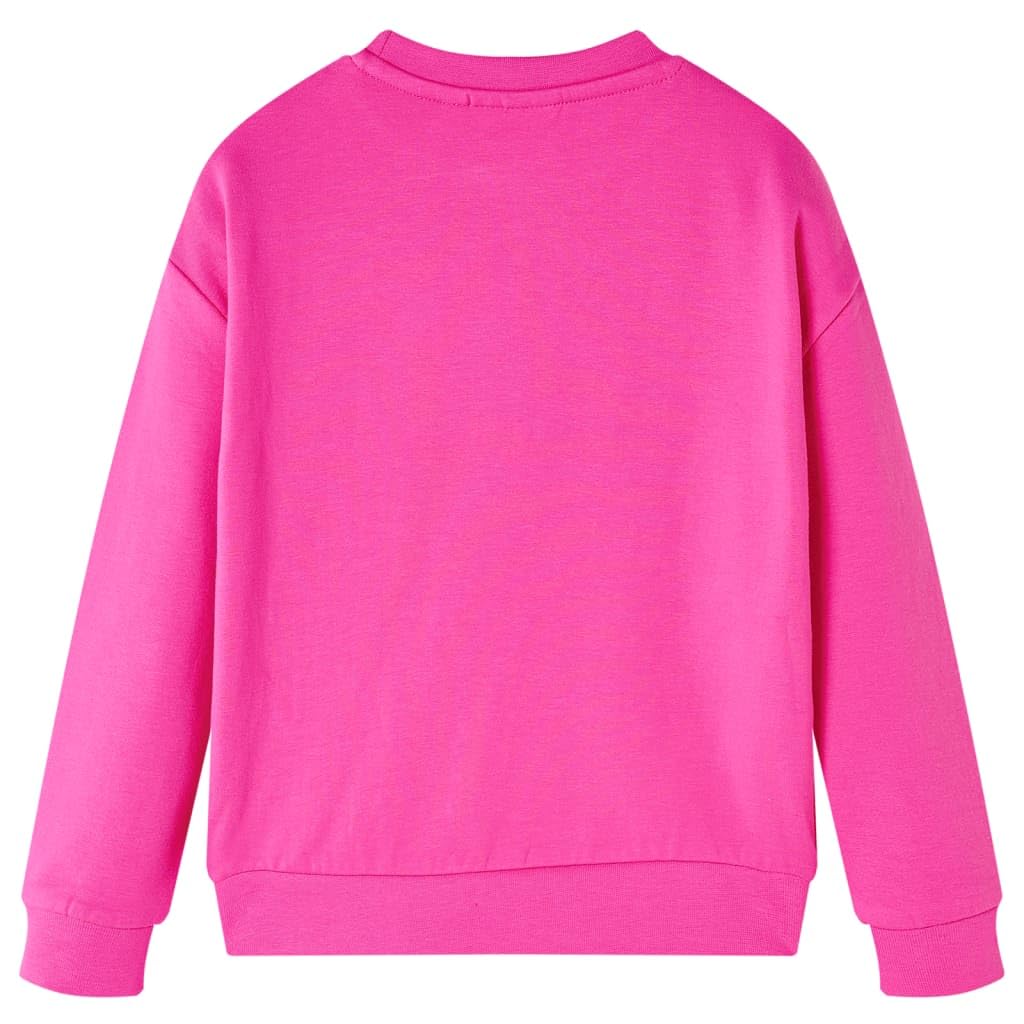Bluza dziecięca, ciemnoróżowa, 128