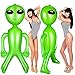 63 Inch Giant Inflatable Alien Blow Up Alien Green Alien Inflate Toy for Party Decorations, Birthday, Alien Theme Party Halloween, Easter, Christmas(1 Piece)