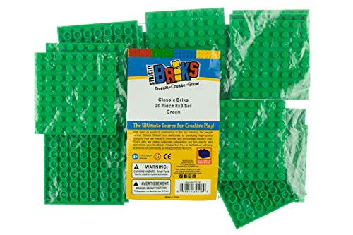 Strictly Briks Classic Briks - Bauplatten-Set für kreatives Spielen - 100 % kompatibel mit Allen führenden… – Bild 3