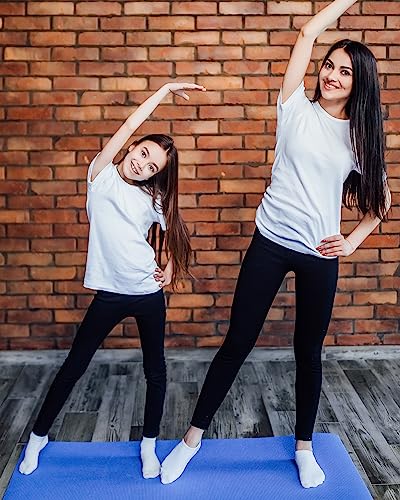 Stelle Girls' Athletic Leggings Kids Dance Running Yoga Pants Workout Active Dance Tights with Pockets2