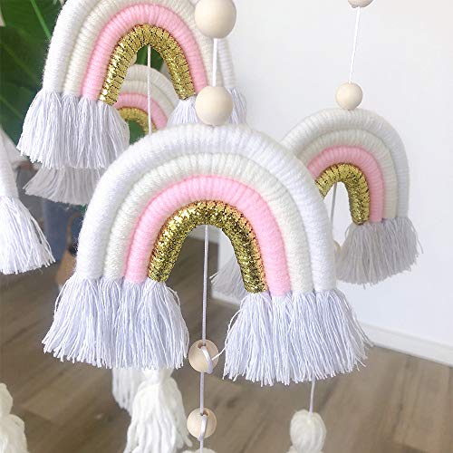 Boho Crib Mobile, Baby Mobile For Crib, Baby Crib Mobile By Rainbow Wall Hanging Decor,Rainbow Baby Mobile Hanging Macrame Baby Mobile Rainbow Neutral Baby Crib Mobile Kids Room Nursery Decor #TOP1