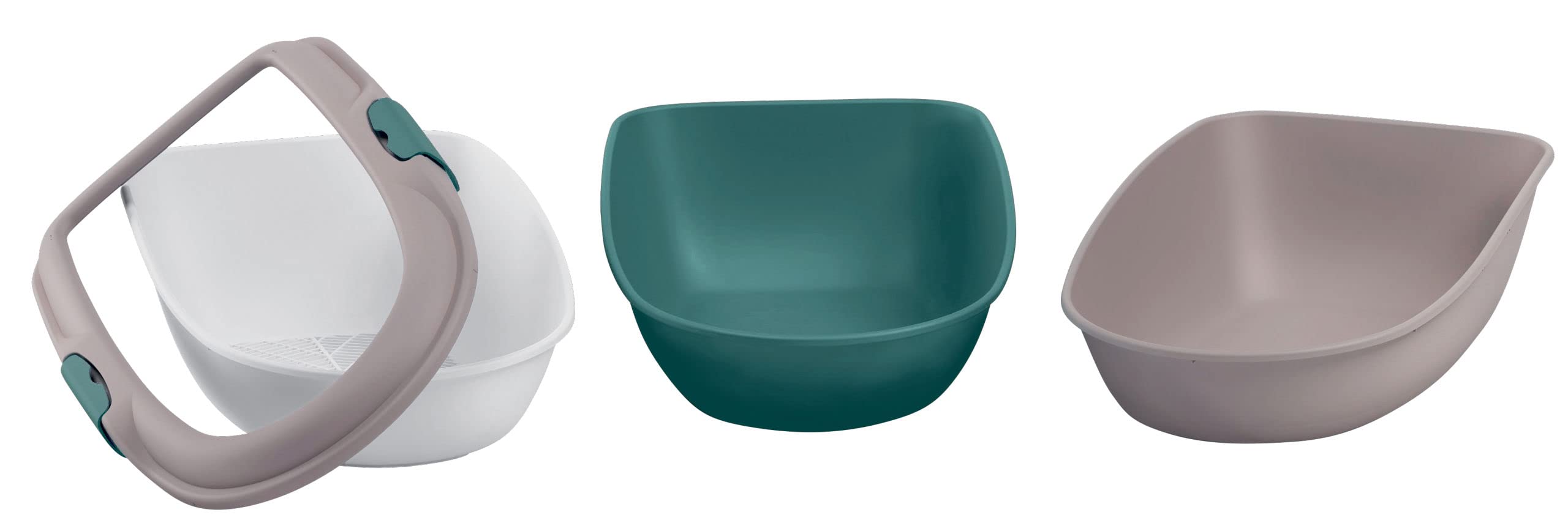 Stefanplast Furba - Lettiera per Gatti con Filtro per la Pulizia, 59 x 39 x 22 cm
