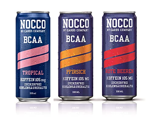 NOCCO BCAA Drink Variety Pack inkl. Pfand - No Carbs Company Fitness Drink Cover