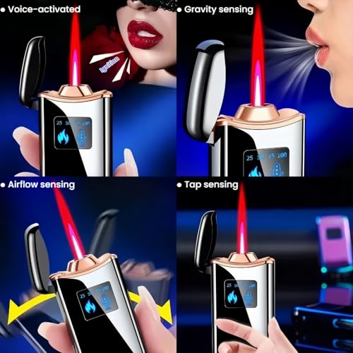 Encendedor inteligente de butano con sensor activado por voz miniatura 4