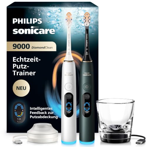Philips Sonicare Next-Generation DiamondClean 9000 elektrische Zahnbürste - Feedback zur Putzabdeckung… – Ansicht 1