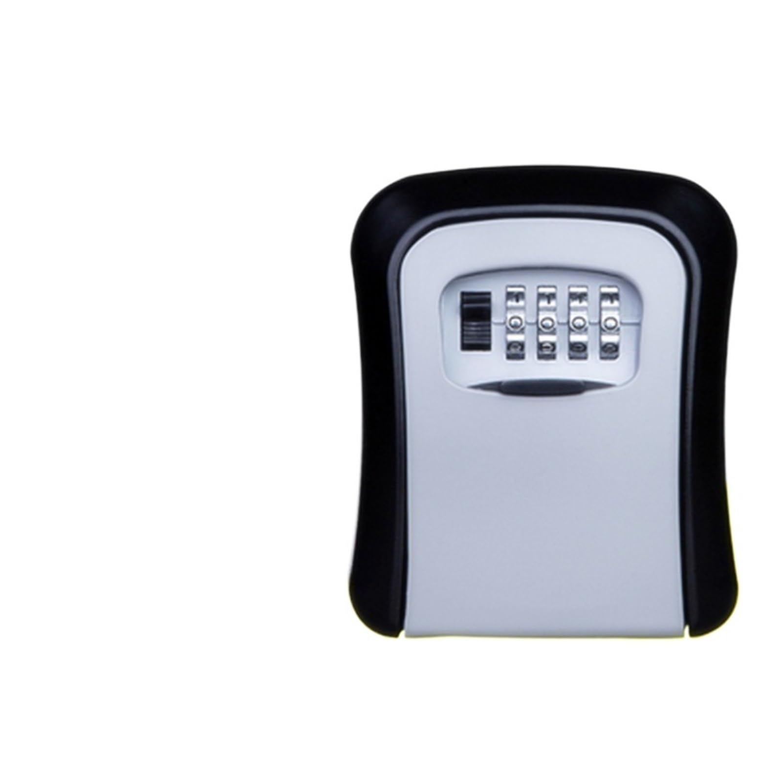 Boite A Clef Boîte de Rangement Murale à 4 Chiffres avec Mot de Passe et Serrure de sécurité sans clé for la Maison et Le Bureau(Plastic Grey)