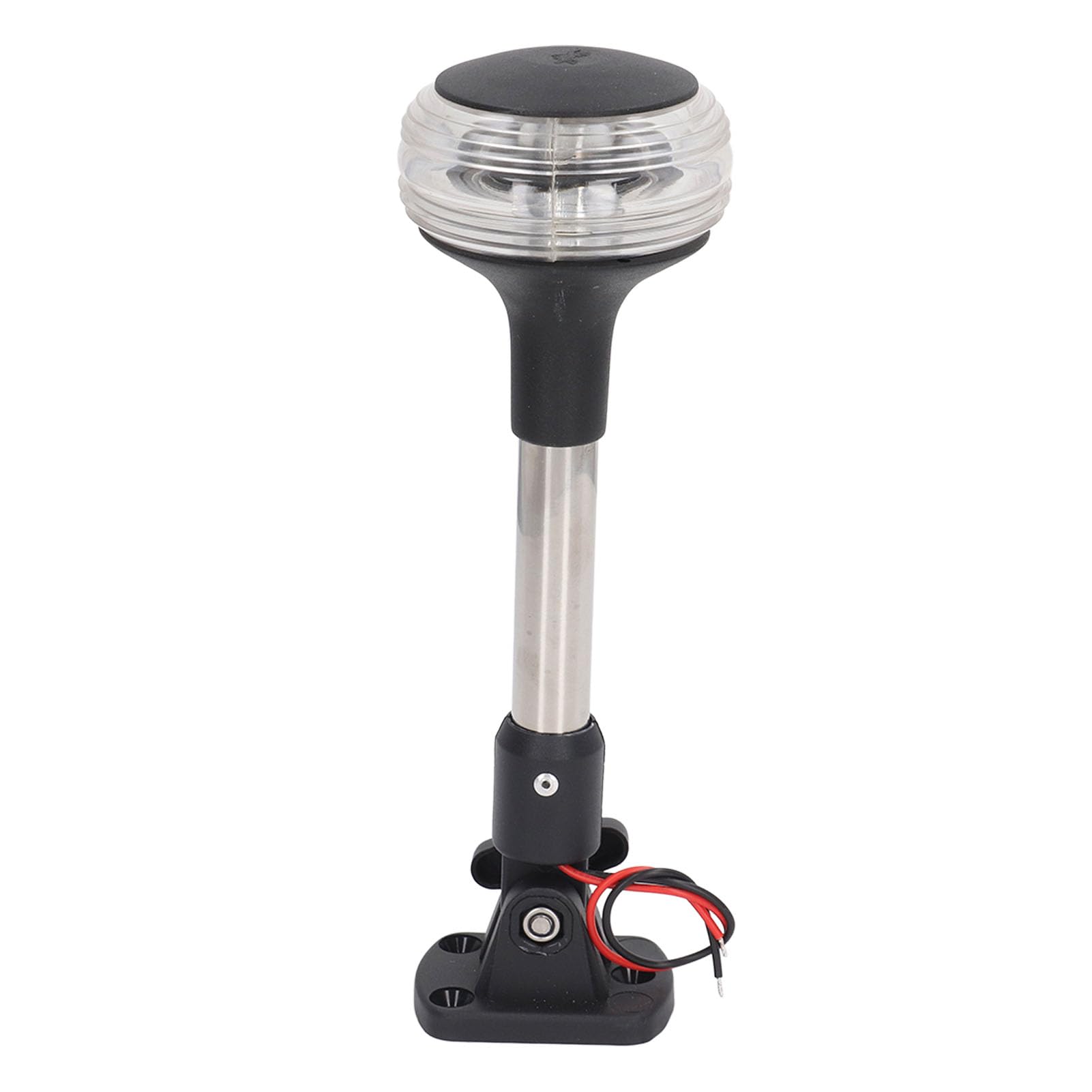 JEOZBM Luce di Navigazione per Barca, Luce di Poppa per Barca, Luce di Ancoraggio per Barca a Tutto Tondo da 9 Pollici, visibilità Impermeabile a 360° 2NM, LED Approvato USCG DC12 24V